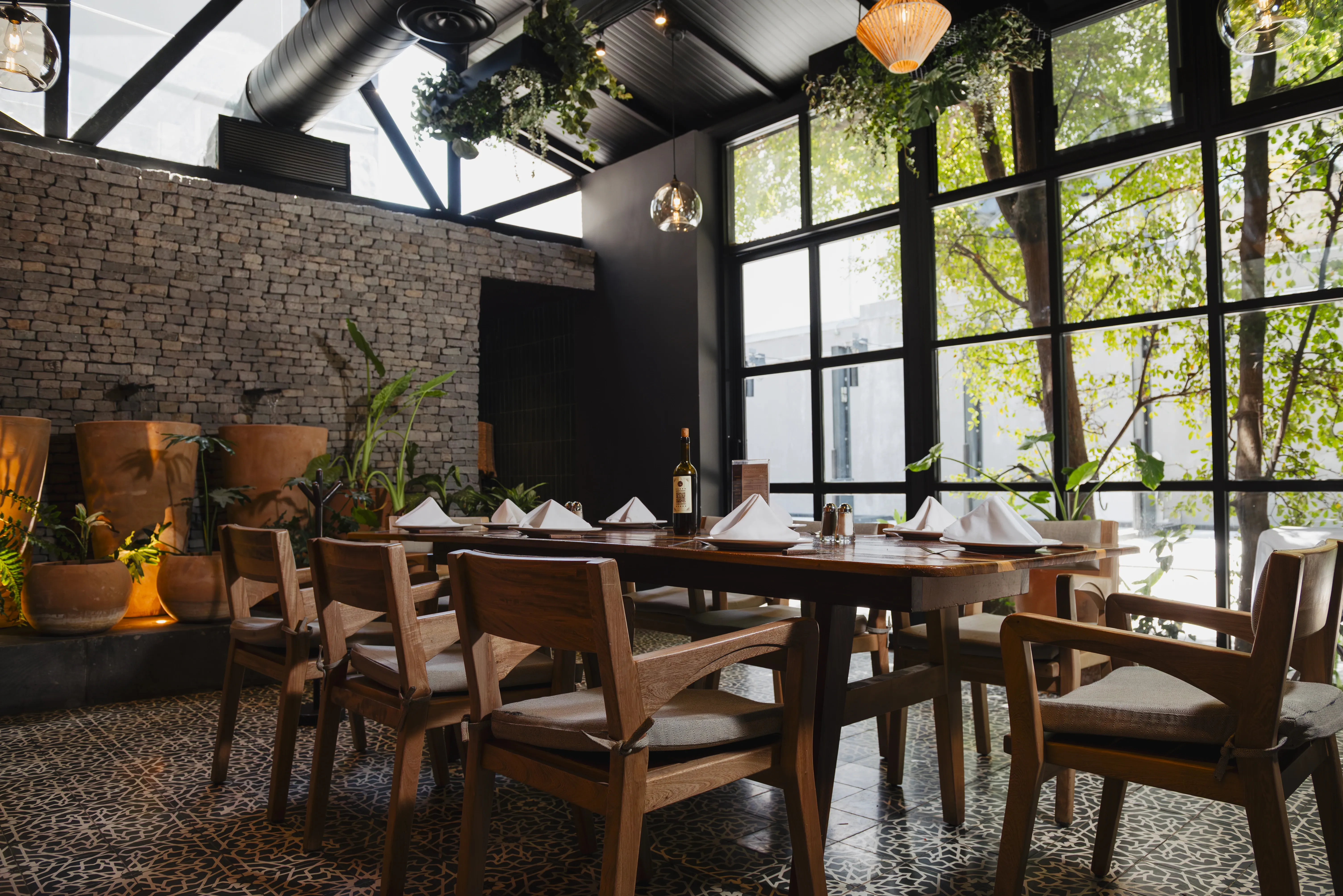 Exterior del restaurante argentino El Fogón del Pibe en Zapopan, Jalisco